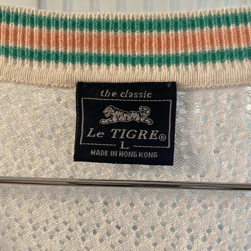 Vintage Le Tigre tennis sweater tank - Picture 3 of 4